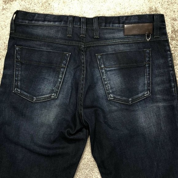 Gucci Mens Dark Blue Jeans Made In Italy - Picture 3 of 8